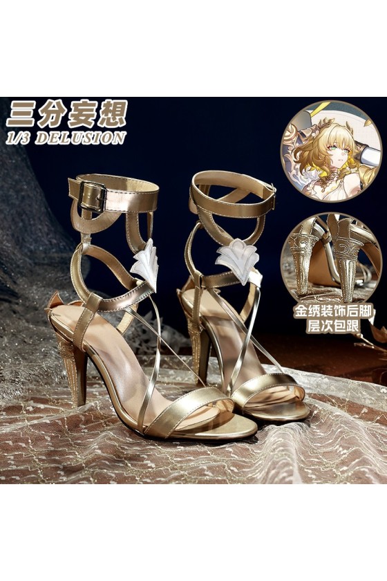 1/3 Delusion Honkai Star Rail HSR Aglaea Cosplay Sandals Heels Shoes